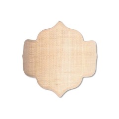 WALL LAMP SHADE TOTO NATURAL ON NATURAL RAPHIA 